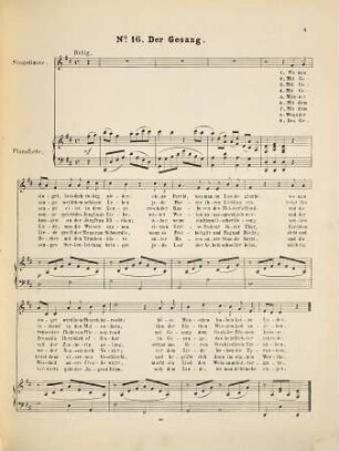Volkslieder-Album : 209 beliebte u. auserlesene Volkslieder für e. Singst. mit Begl. d. Pianoforte, Heft 2
