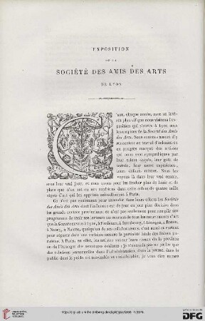 20: Exposition de la Société des amis des arts de Lyon