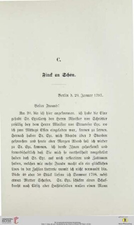 C. Finck an Schön