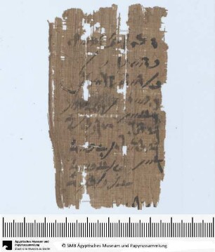 Demotischer Papyrus, Liste mit Öl, Harz, Holz, Gummi, Weihrauch (?)