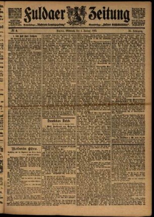 Ausgabe vom Mittwoch, den 04. Januar 1905.