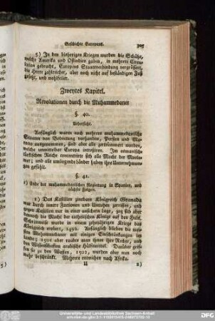 Zweytes Kapitel. Revolutionen durch die Muhammedaner