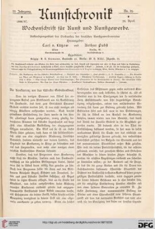 Heft 29 (28. April 1887)