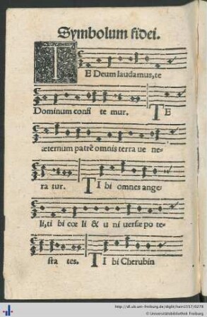 Symbolum fidei.