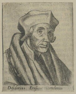 Bildnis des Desiderius Erasmus Roterodamus