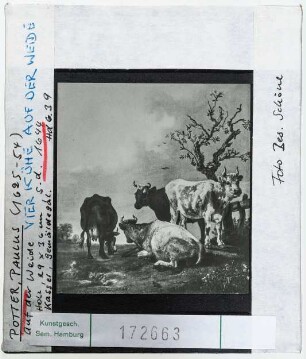 Paulus Potter: Vier Kühe auf der Weide