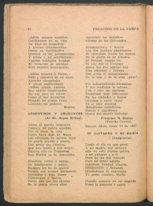 Argentinos y uruguayos : (Al Dr. Reyes Oribes).