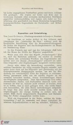 13: Exposition und Entwicklung