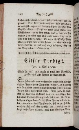 Eilfte Predigt.