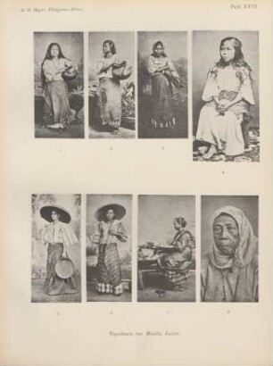 Tafel XXVI. Tagalinnen von Manila, Luzon