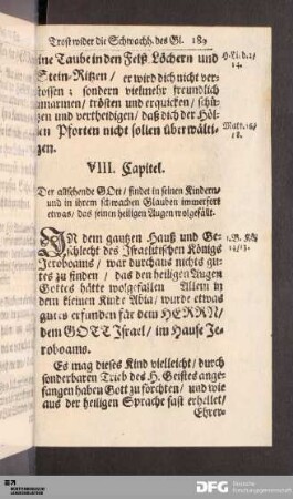 VIII. Capitel.