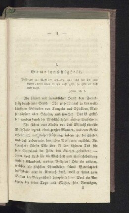 I. Gemeinnützigkeit.