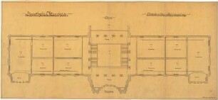 Billing, Hermann; Mannheim (Baden-Württemberg); Kunsthalle - Niederdruckdampfheizungsanlage (Grundriss OG)