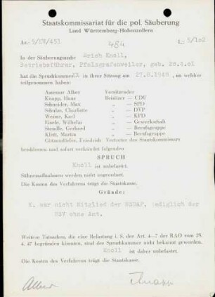 Knoll, Erich