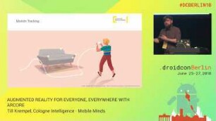 Augmented Reality for everyone, everywhere with ARCore
