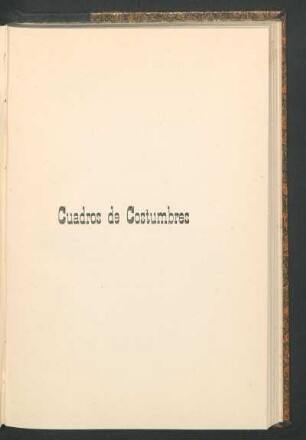 Cuadros de costumbres