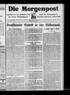 Die Morgenpost. 1924-