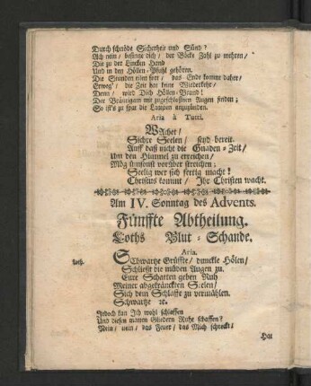 Fünffte Abtheilung.