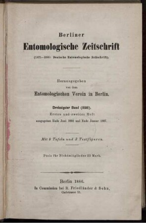 30: Berliner entomologische Zeitschrift