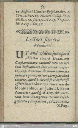 Lectori sincero olidaimonein