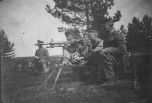 Erster Weltkrieg - "Kriegserinnerungen an Nordfrankreich und die Vogesen". "Im Graben vor Reims" (Dép. Marne)