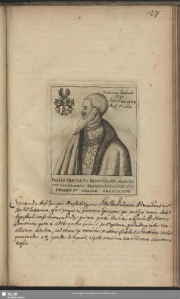Paulus Praetorius Bernovianus ...
