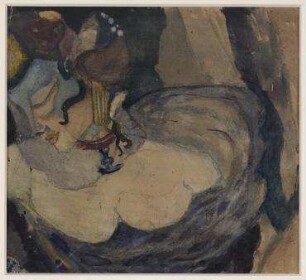 Mädchen mit tiefem Dekolleté