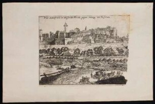 Das Schloß wie es ausser der Stadt, gegen Mitag, anzusehen. - Burg Nürnberg, Nürnberg
