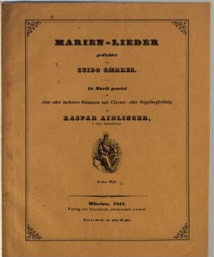 Marien-Lieder : für eine oder mehrere Stimmen mit Clavier- oder Orgelbegleitung, 3