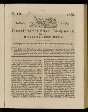 No 10. 1836. 4. März