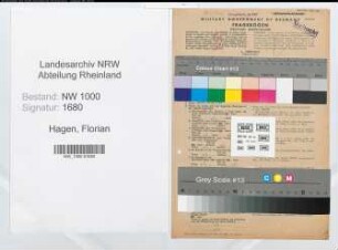 Entnazifizierung Florian Hagen, geb. 19.04.1899 (Kaufmann)