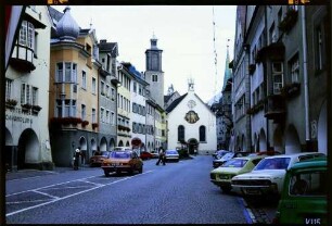 Feldkirch: Marktplatz mit Kirche