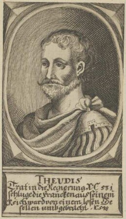 Bildnis des Königs Theudis