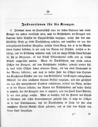 Instructionen für die Krenzer.
