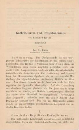 356-395 Katholicismus und Protestantismus von Richa