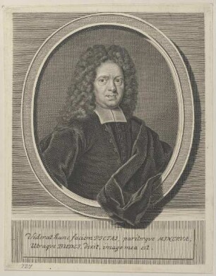 Bildnis des Johann Franz Buddeus