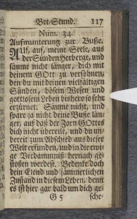 Aufmunterung zur Buße.
