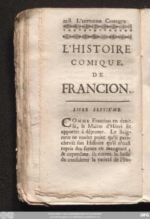 Livre Septième.