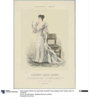 Illustrirte Frauen-Zeitung: Diner-Toilette