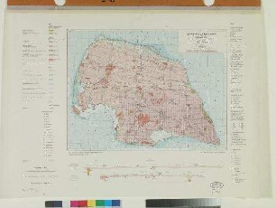 Geologische Karte von der Insel Fehmarn