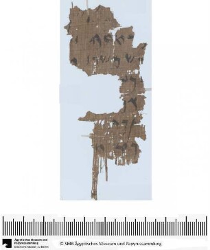 Aramäischer Papyrus, aramäische Version der Behistun‚ Inschrift Dareios’ I., Fragment