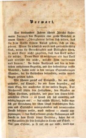 Des Zürchervolkes Kampf und Sieg für seinen Christenglauben : Februar bis September des Jahres 1839