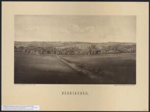 Ansicht von Neukirchen, Lichtdruck, 1914 : Frank, C. : Neukirchen / Nach der Natur gezeichnet von C. Frank Zöblitz : Paul Knäbchen, Kunstanstalt , 1914. - 1 Ansicht : einfarbiger Lichtdruck ; Bildgröße 30 x 53, Blattgröße 48 x 64 cm