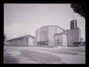 Landestheater im Reichsdankhaus, Schneidemühl: Ansicht von Norden (Negativ zu Inv. Nr. TBS 257,03)