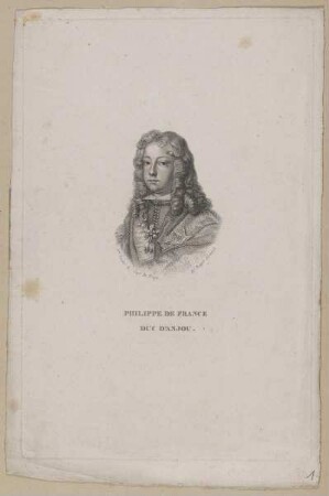 Bildnis des Philippe de France, Duc d'Anjou