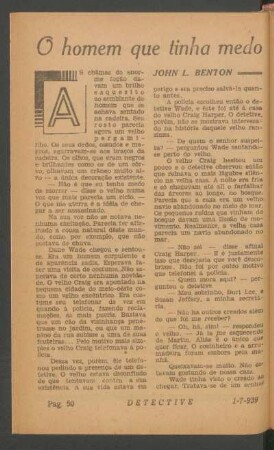 O homem que tinha medo de ser assassinado : [Pequena novela]