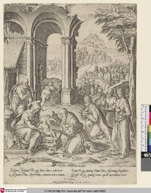 [Die Anbetung der Könige; The Adoration of the Magi; L'Adoration des Rois; Matth. 2, 9-12]