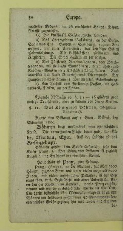 11. Das Koenigreich Boehmen, (Regnum Bohemiae)
