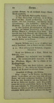 11. Das Koenigreich Boehmen, (Regnum Bohemiae)