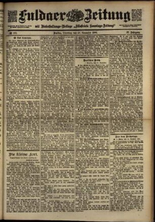 Ausgabe vom Dienstag, den 27. November 1900.